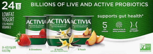 activia probiotics babies